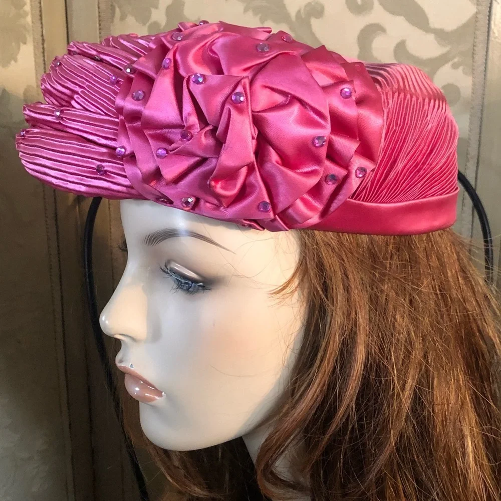 Vintage Hot Pink Hat - Picture 4 of 16